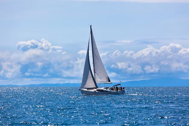 Sailboat at sea